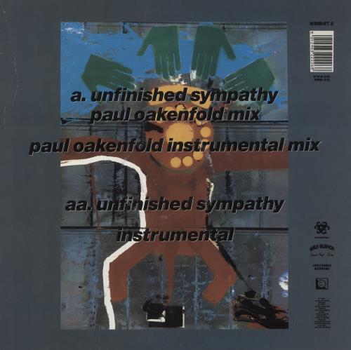 Massive Attack – Unfinished Sympathy 12” Massive Attack Unfinished Sympathy UK 12